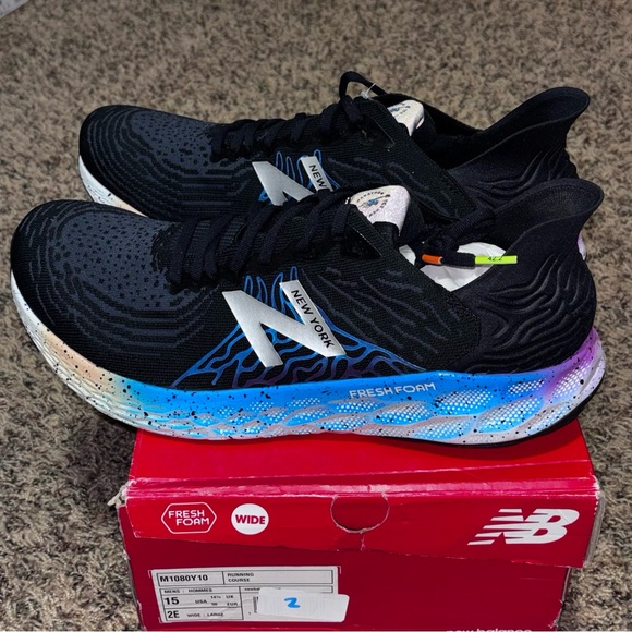 New Balance Fresh Foam M1080Y10 1080v10 \'NYC Marathon\' Sz 15 EE Running New York main image 5
